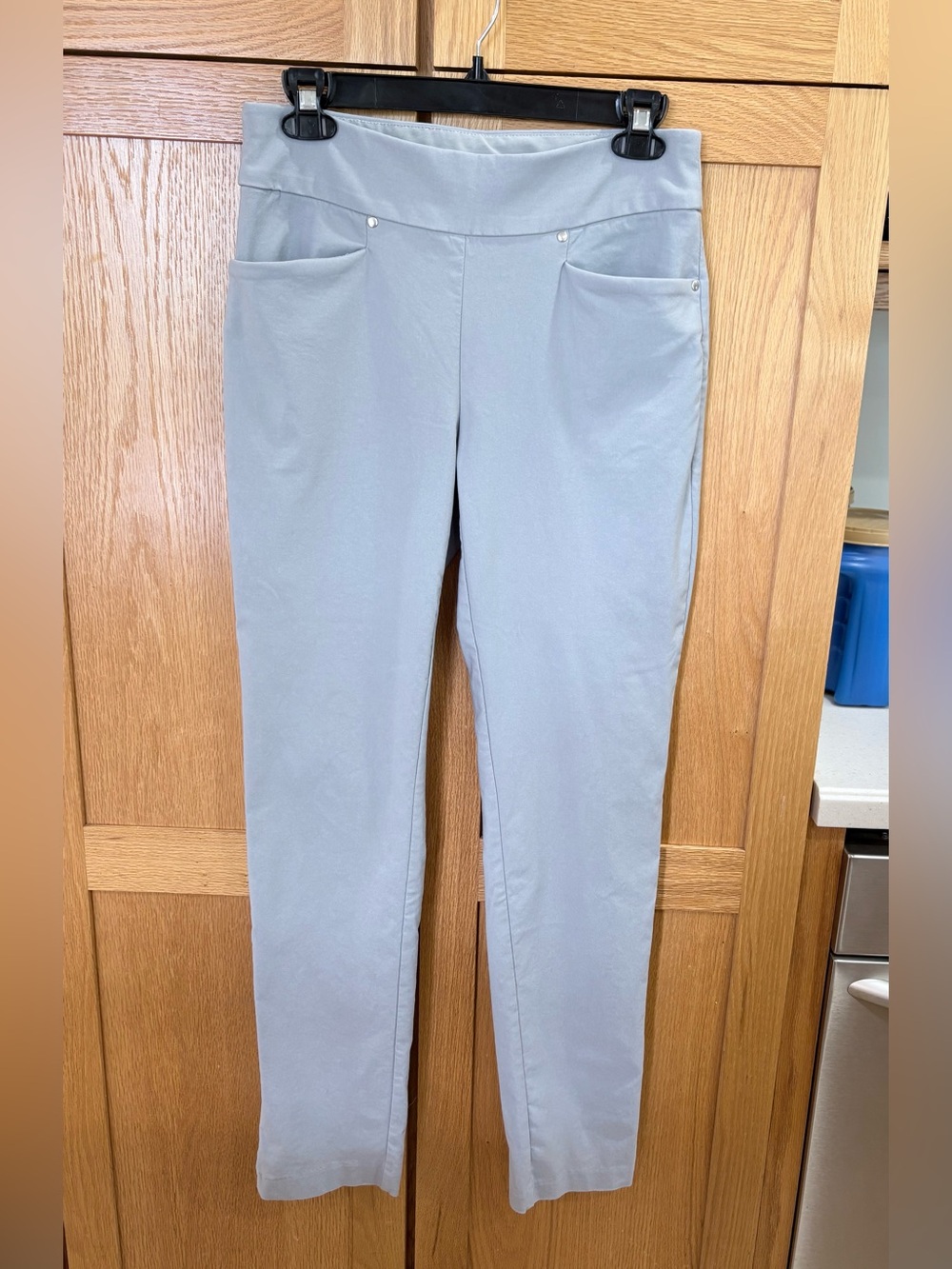 Callaway Straight Leg Golf Pants in Light Gray